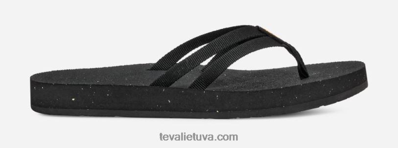 Teva Sieviešu siksniņa ar atloku LP40V114 melns