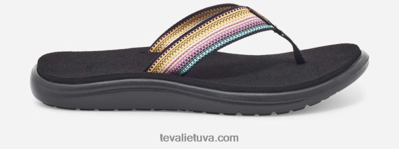 Teva sieviešu voya flip LP40V54 antiguous black multi