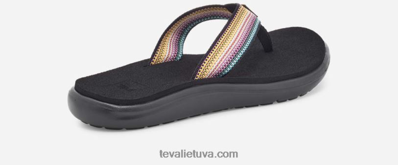 Teva sieviešu voya flip LP40V54 antiguous black multi