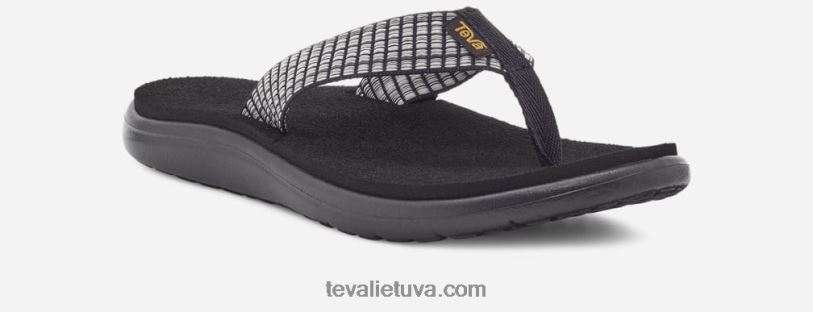 Teva sieviešu voya flip LP40V56 bārs iela balts multi