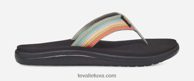 Teva sieviešu voya flip LP40V58 antiguous pelēks multi