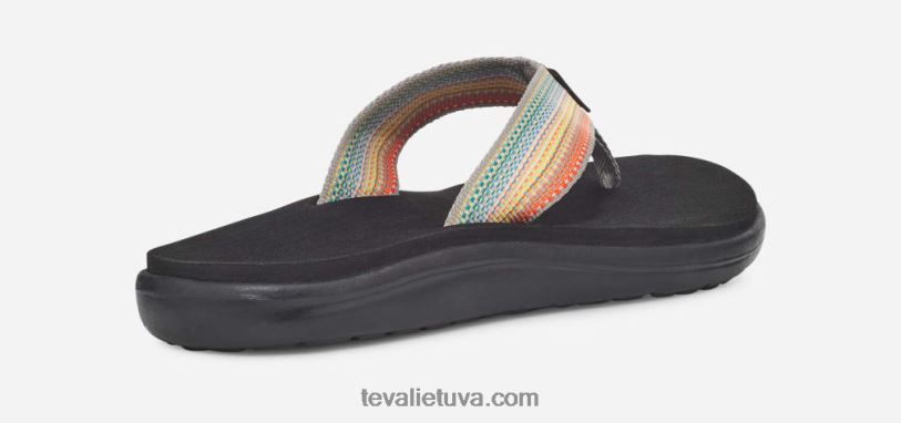 Teva sieviešu voya flip LP40V58 antiguous pelēks multi