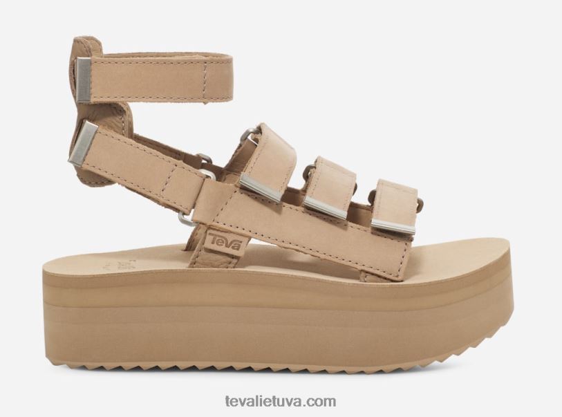 Teva sieviešu flatform mevia āda LP40V79 vīraks