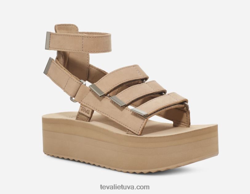 Teva sieviešu flatform mevia āda LP40V79 vīraks