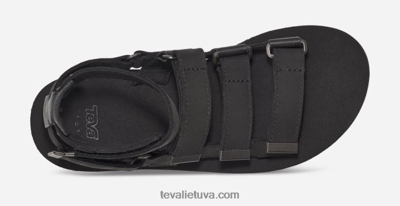 Teva sieviešu flatform mevia āda LP40V80 melns