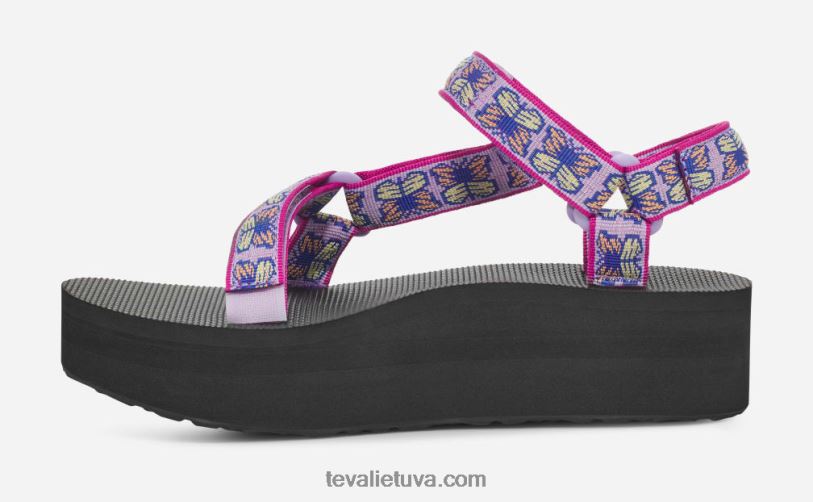 Teva sieviešu flatform universāls LP40V53 tauriņš ceriņi