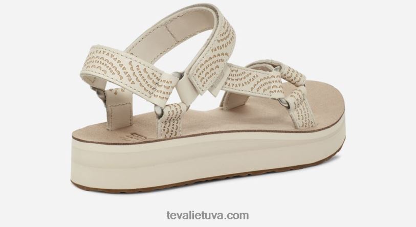 Teva sieviešu vidējas formas universāls ģeometrisks LP40V75 baltais gulbis