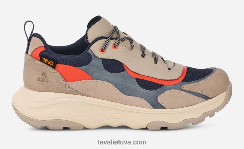 Teva vīriešu ģeotreka zema LP40V244 spalva pelēka/oranžāda